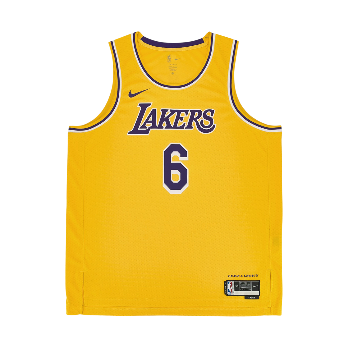나이키 르브론 제임스 LA 레이커스 셀렉티드 에디션 저지 아마릴로(Nike LeBron James LA Lakers Icon Edition Jersey Amarillo)