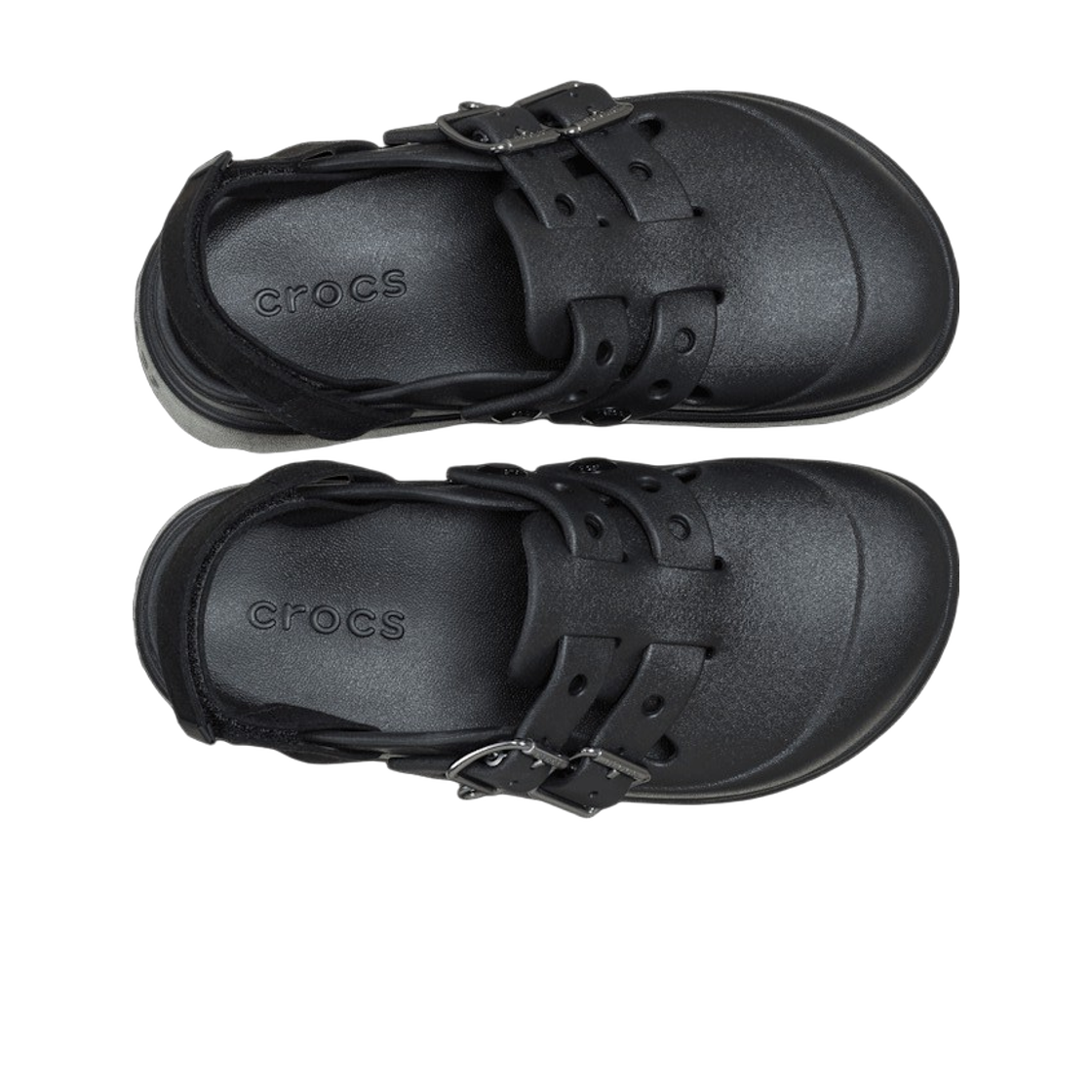 (W) 크록스 로퍼렛 클로그 블랙((W) Crocs Loaferette Clog Black) - 2