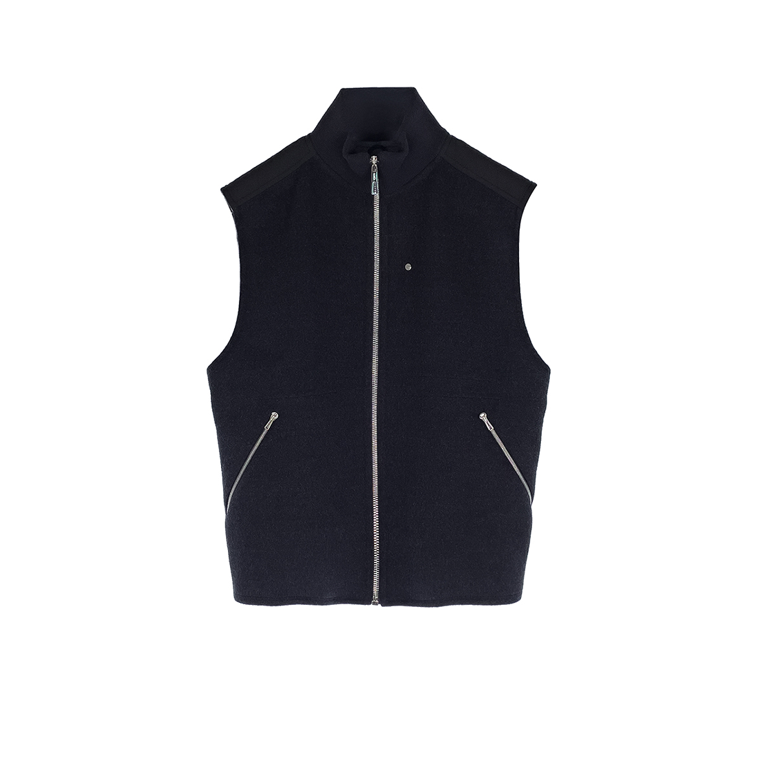 ITM7UT95UQUC Hermes Chandal Short Sleeve Vest Grigio Piuma