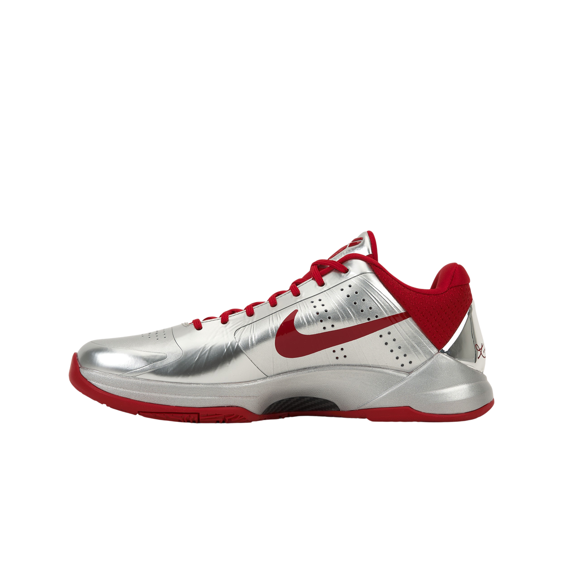 나이키 x 케이틀린 클락 코비 5 프로트로 메탈릭 실버 유니버시티 레드(Nike x Caitlin Clark Kobe 5 Protro Metallic Silver University Red) - 3