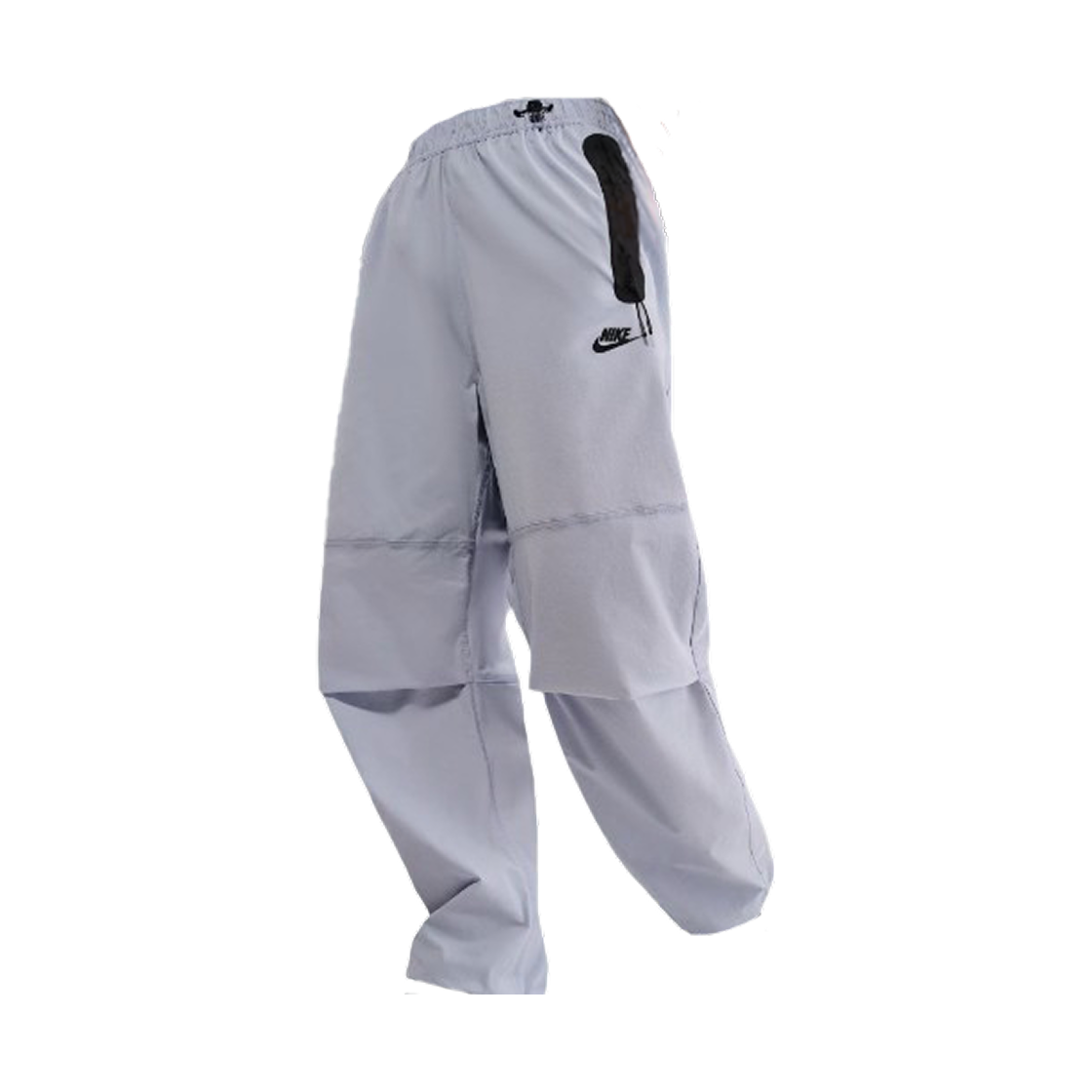 HM7159-057 Nike Tech Woven Open Hem Pants Ghost Black - Asia