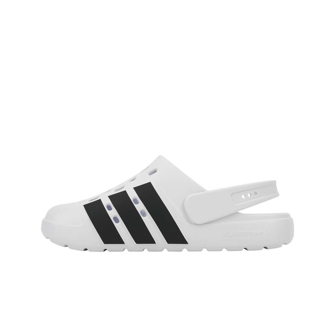 아디다스 아딜렛 클로그 2.0 클라우드 화이트 코어 블랙(Adidas Adilette Clog 2.0 Cloud White Core Black) - 3
