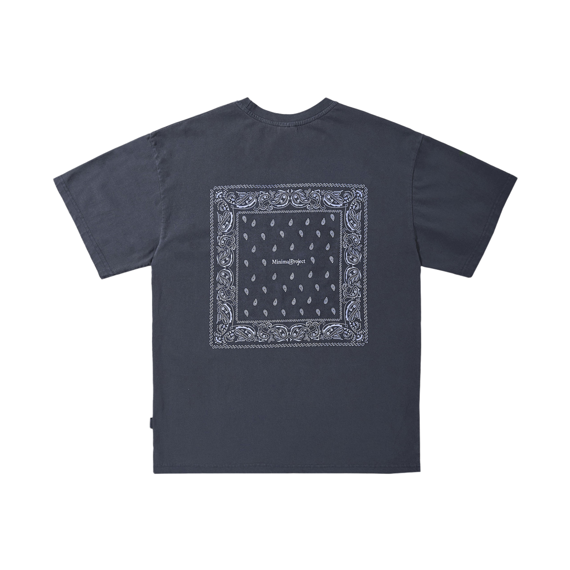 미니멀프로젝트 페이즐리 피그먼트 반팔티셔츠 MST170 라이트 네이비(MINIMALPROJECT Paisley Pigment Short Sleeve T-Shirt MST170 Lightnavy)