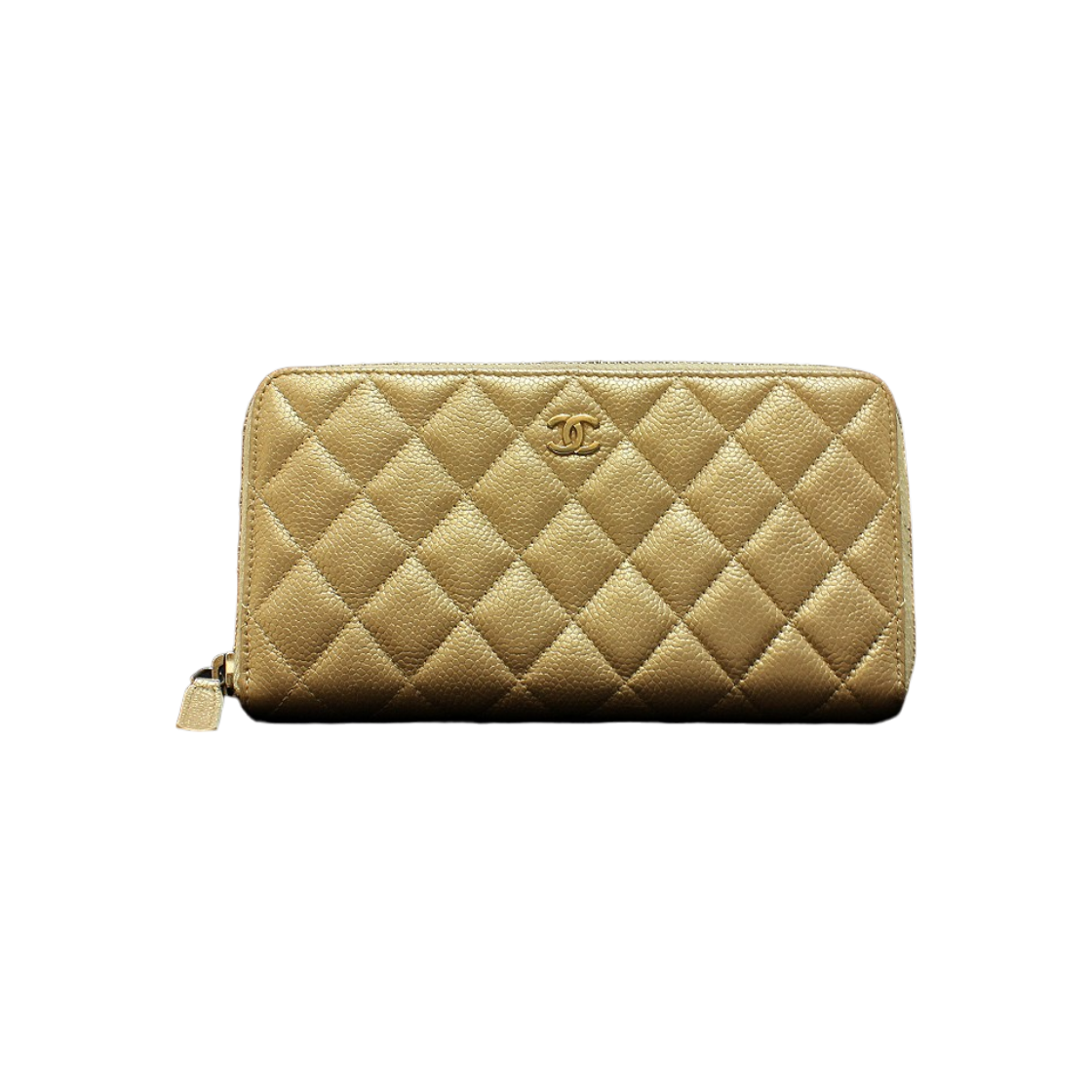 IT4K2QOJCD7W Chanel CC Logo Zip Long Wallet