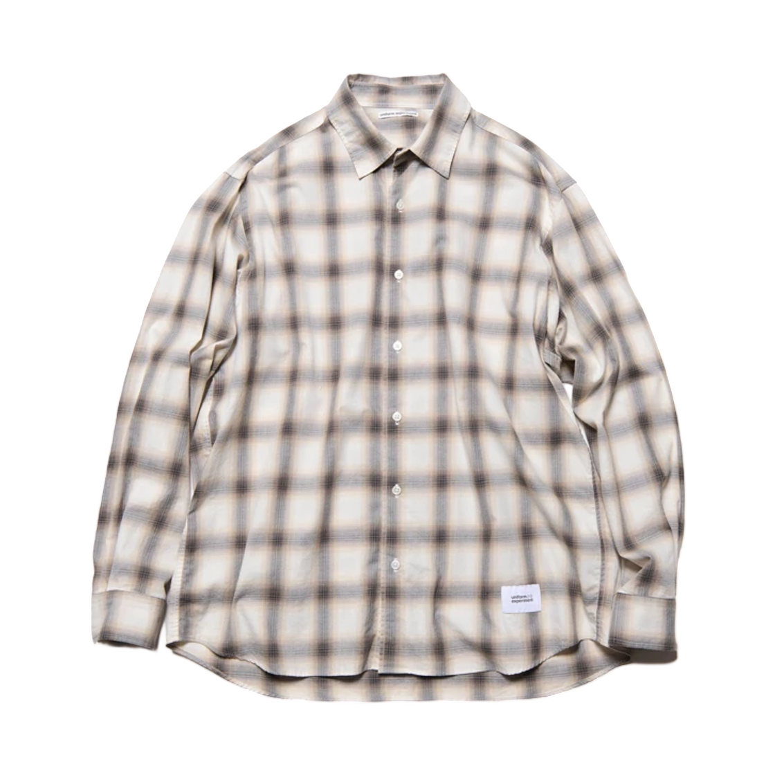 유니폼 익스페리먼트 페이드 셔츠 화이트(Uniform Experiment Fade Shirt White)