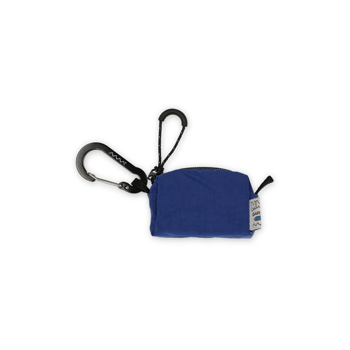 에메모가든 에메모 미니 집 파우치 01 나일론 왁스 블루(mmogarden mmo Mini Zip Pouch 01 Nylon Wax Blue)