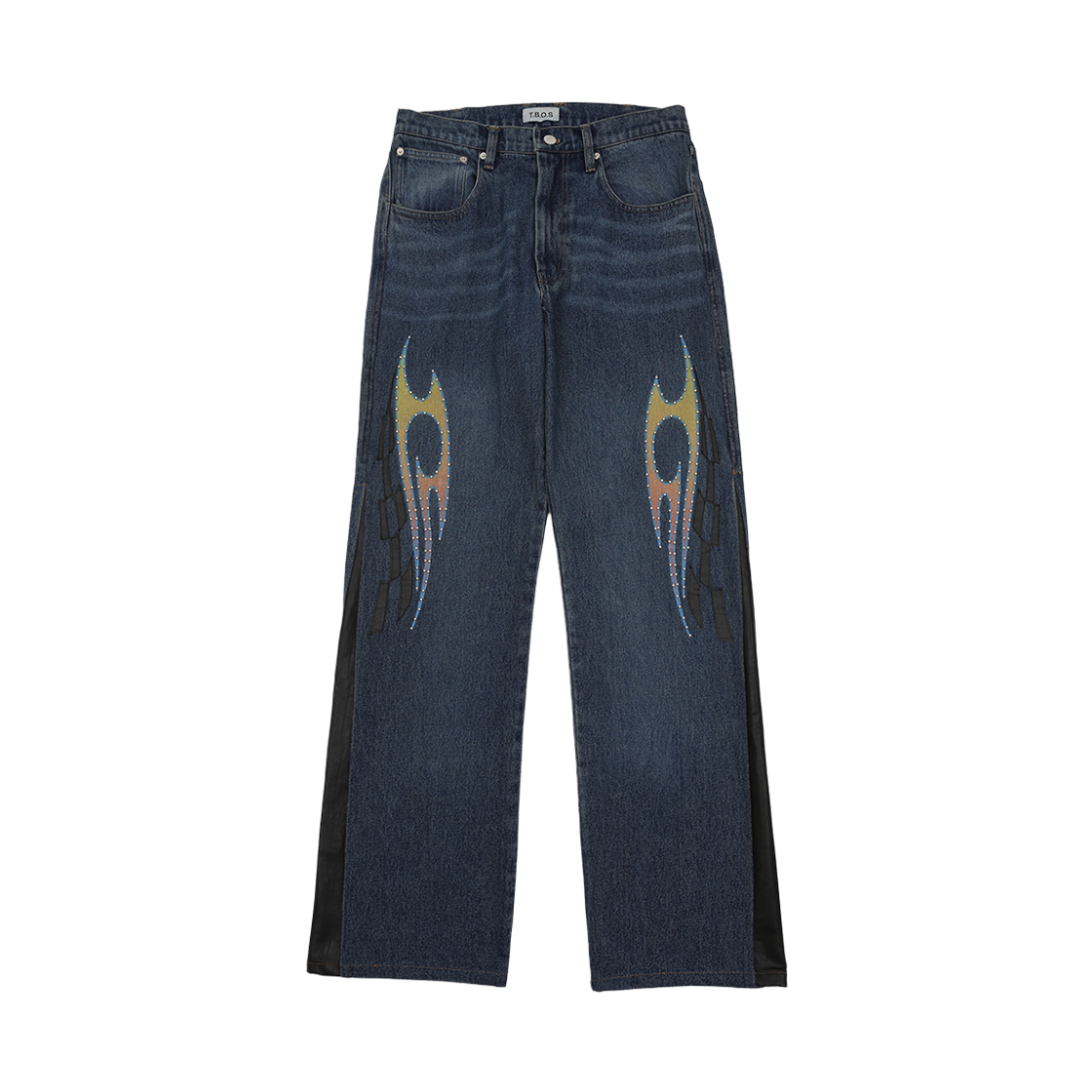 티비오에스 워싱 데님 스파이럴 팬츠(T.B.O.S Washed Denim Spiral Pants)