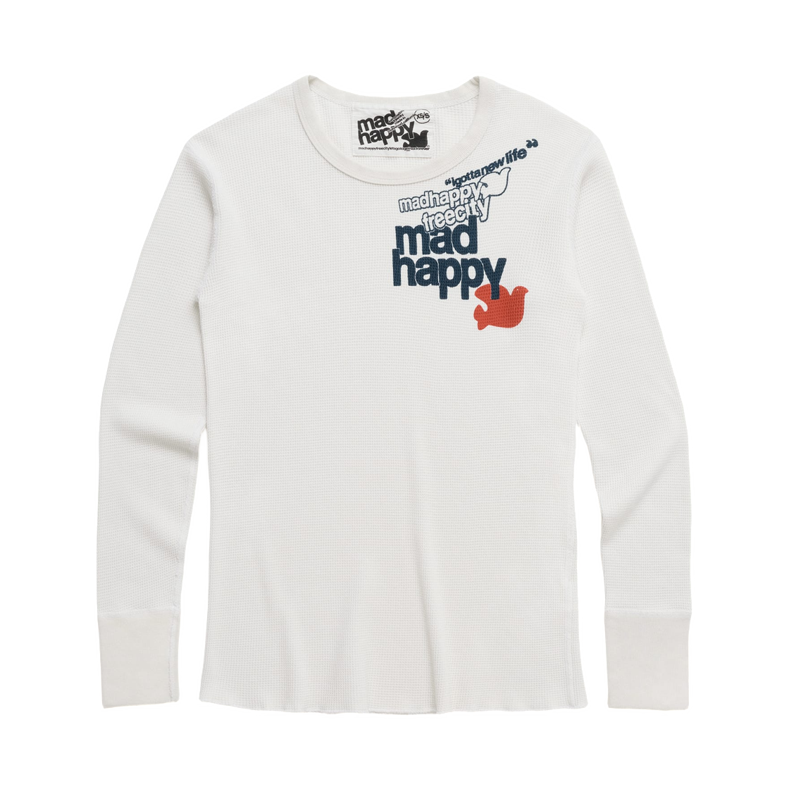 매드해피 x 프리시티 써멀 티 런드리 화이트(Madhappy x Freecity Thermal Tee Laundry Whites)