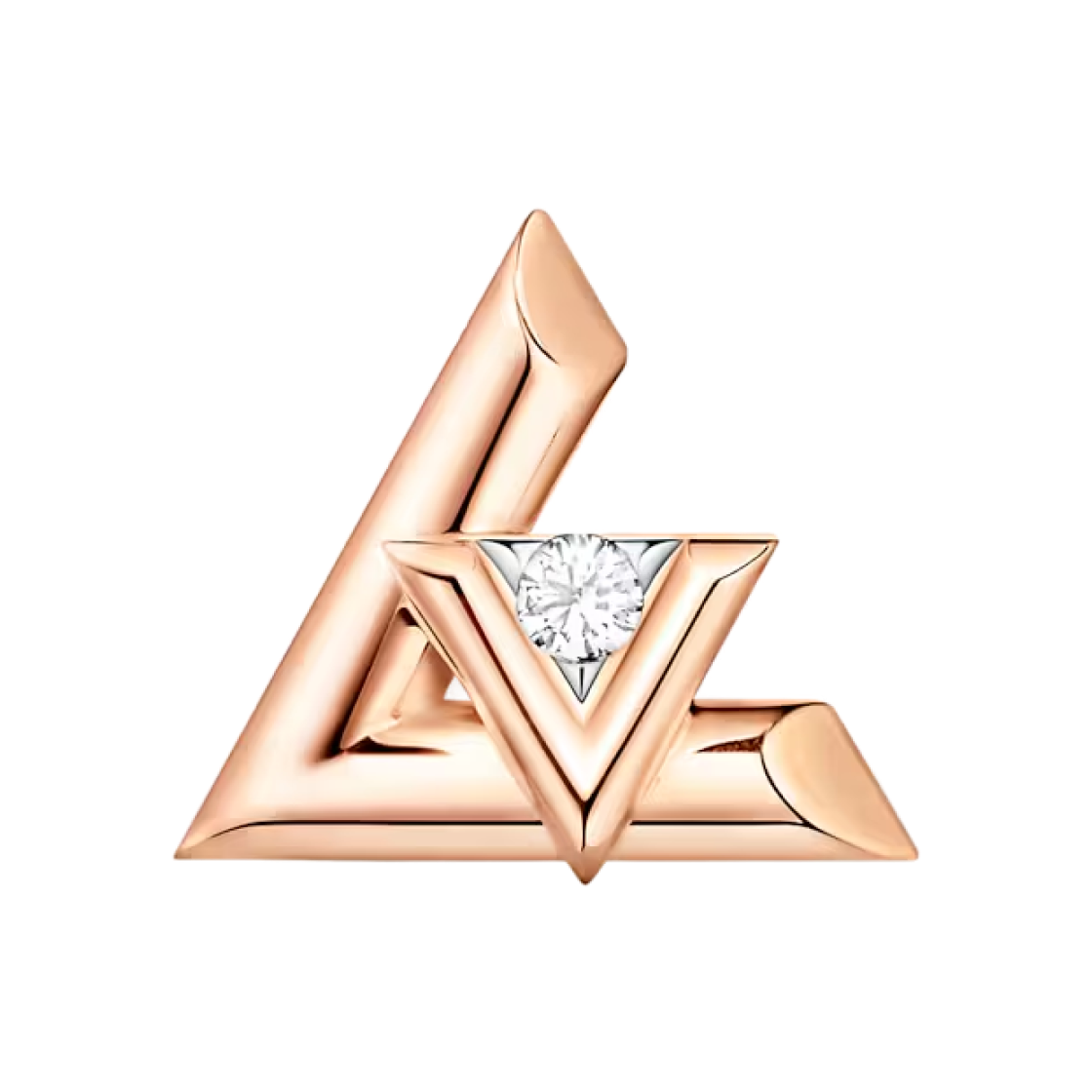 Q96975 Louis Vuitton LV Volt One Stud Per Unit Pink Gold Diamond