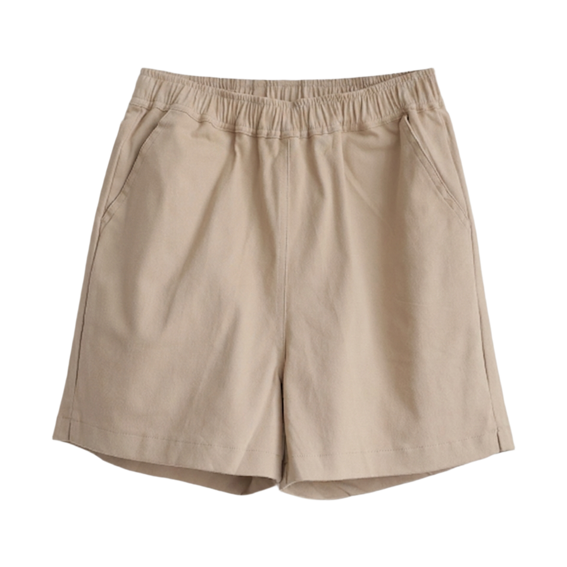GW3529-베이지 GCLIP Banded Side Slit Stretch Shorts Beige