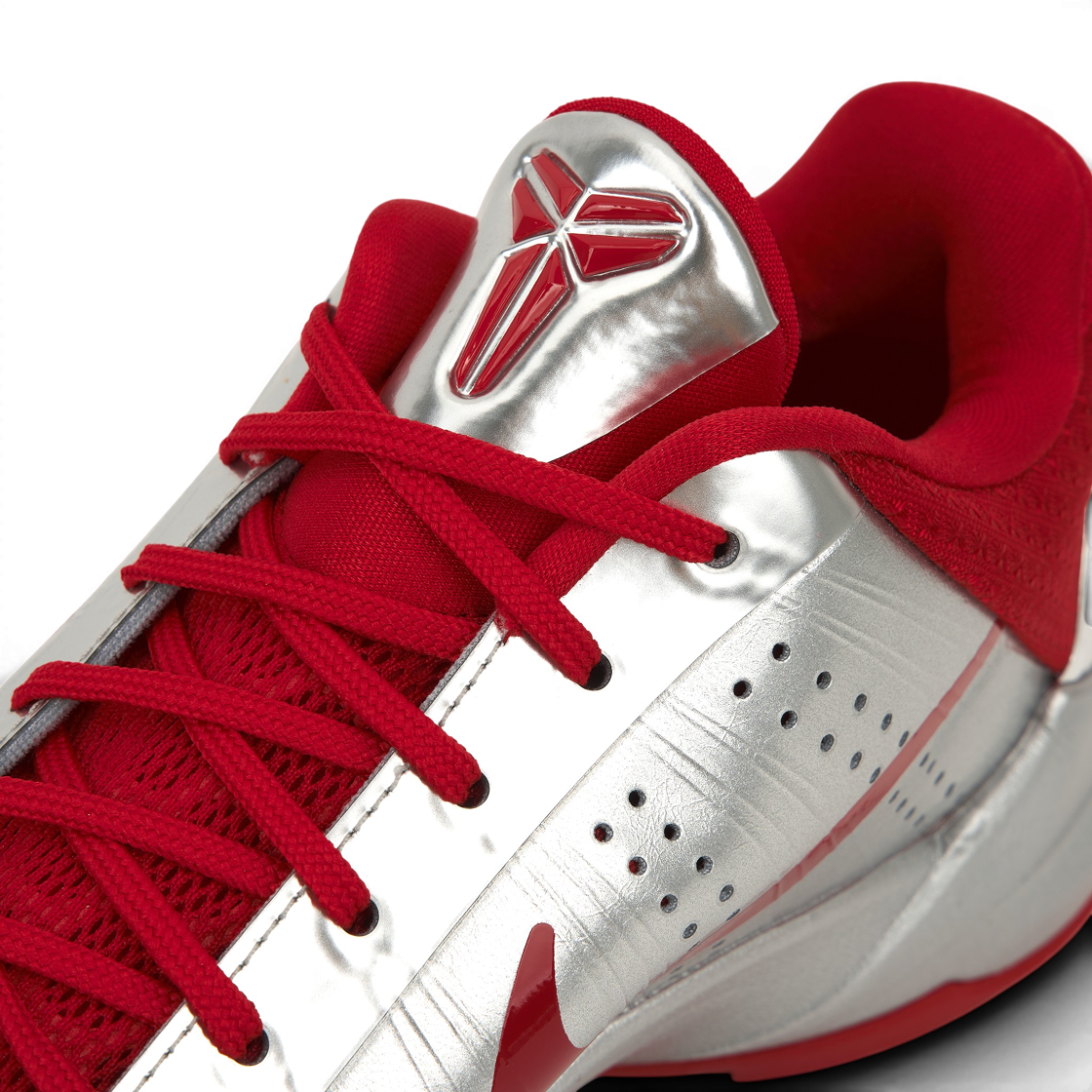 나이키 x 케이틀린 클락 코비 5 프로트로 메탈릭 실버 유니버시티 레드(Nike x Caitlin Clark Kobe 5 Protro Metallic Silver University Red) - 7