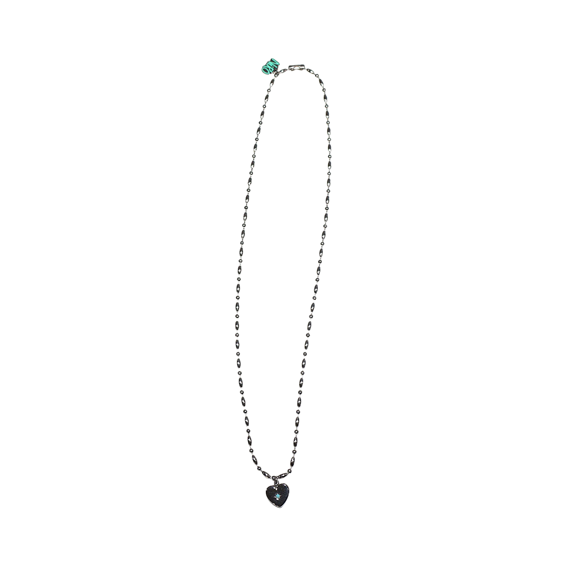 니로 세렌디피티 펄스널리즈 벌스 스톤 하트 네클리스 #143 미디움(NiRO.SERENDiPiTY Personalized Birth Stone Heart Necklace #143 Medium)