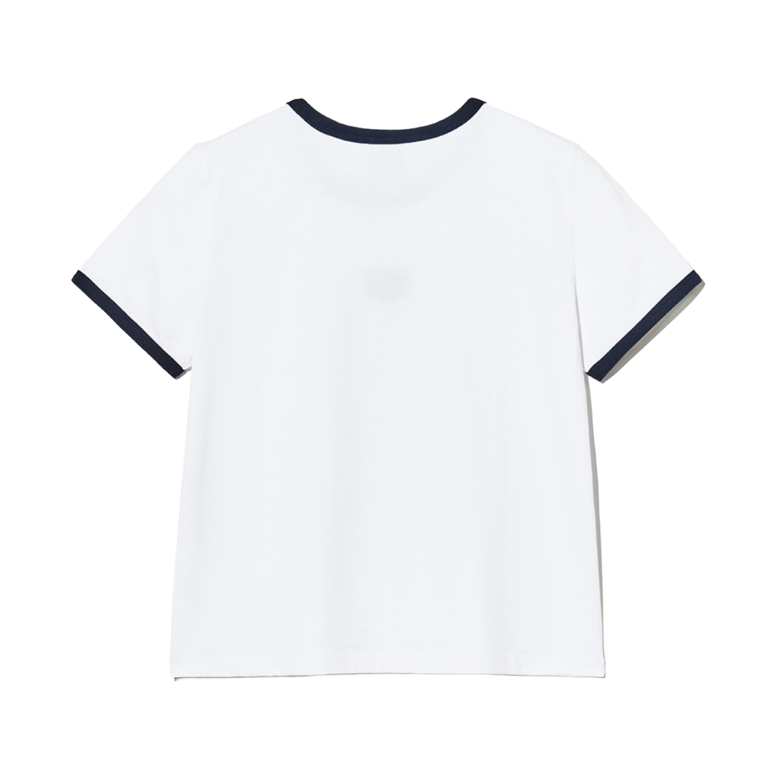 (W) 마리떼 프랑소와 저버 클래식 로고 링거 티셔츠 화이트((W) Marithe Francois Girbaud Classic Logo Ringer T-Shirt White) - 2