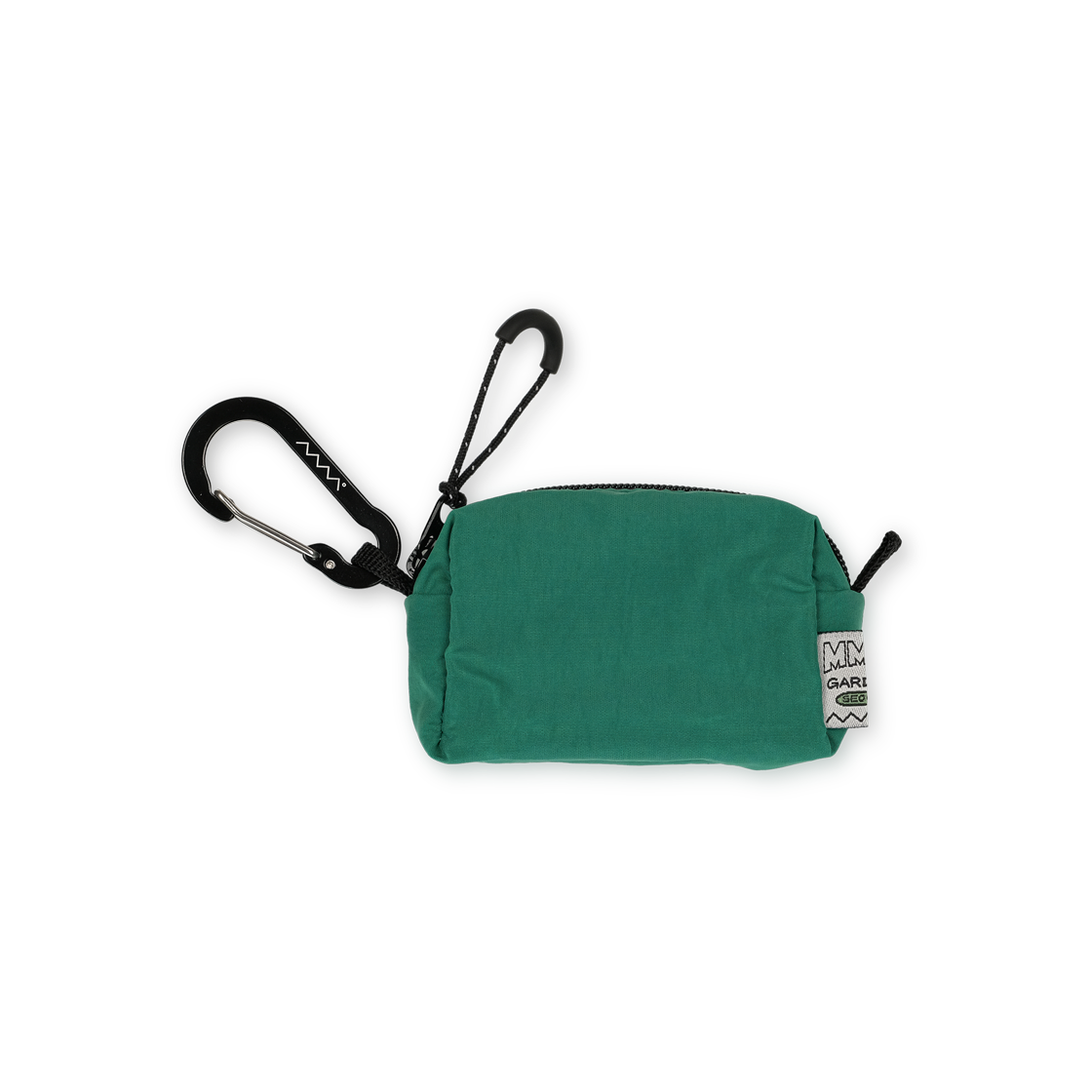 에메모가든 에메모 미니 집 파우치 02 나일론 왁스 그린(mmogarden mmo Mini Zip Pouch 02 Nylon Wax Green) - 1