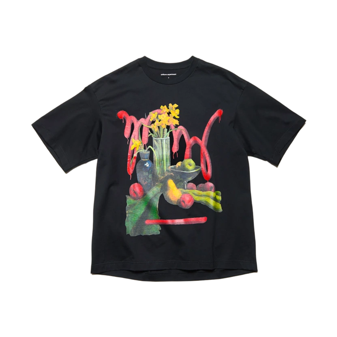 유니폼 익스페리먼트 마이클 체르노 나르키소스 티셔츠 블랙(Uniform Experiment Michael Cherno Narcissus Tee Black)