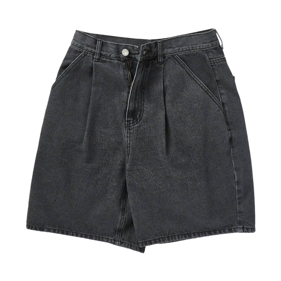 미니멀프로젝트 핀턱 벌룬 데님 숏 팬츠 MSP107 다크 그레이(MINIMALPROJECT Pintuck Balloon Denim Short Pants MSP107 Dark Gray)