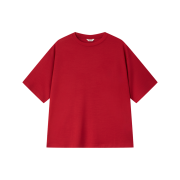 AKRYL Wool Smooth Tee Red - 26FW