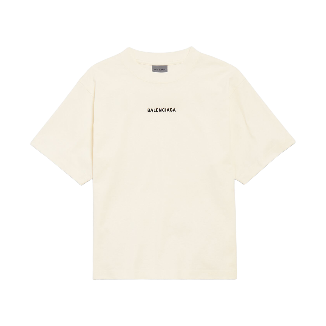 850990TTVJ19020 (W) Balenciaga Back Medium Fit T-Shirt Beige