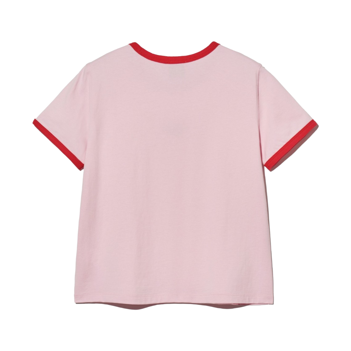 (W) 마리떼 프랑소와 저버 클래식 로고 링거 티셔츠 핑크((W) Marithe Francois Girbaud Classic Logo Ringer T-Shirt Pink) - 2