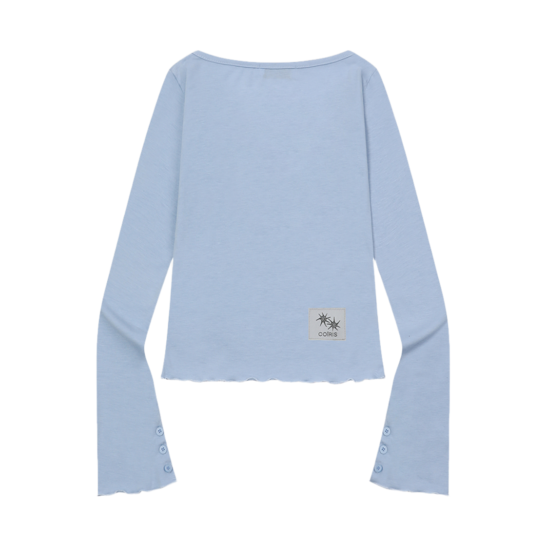 코이리스 다로 유넥 슬림핏 버튼 긴팔 티 소라(Coiris Daro U-Neck Slim Fit Button Long Sleeve T Sora) - 2