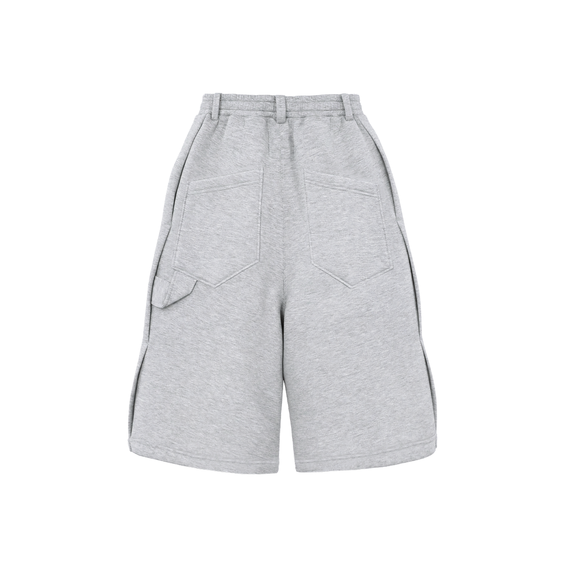 카미엔 패널 버뮤다 팬츠 멜란지 그레이(Kamien Panel Bermuda Pants Melange Gray) - 2