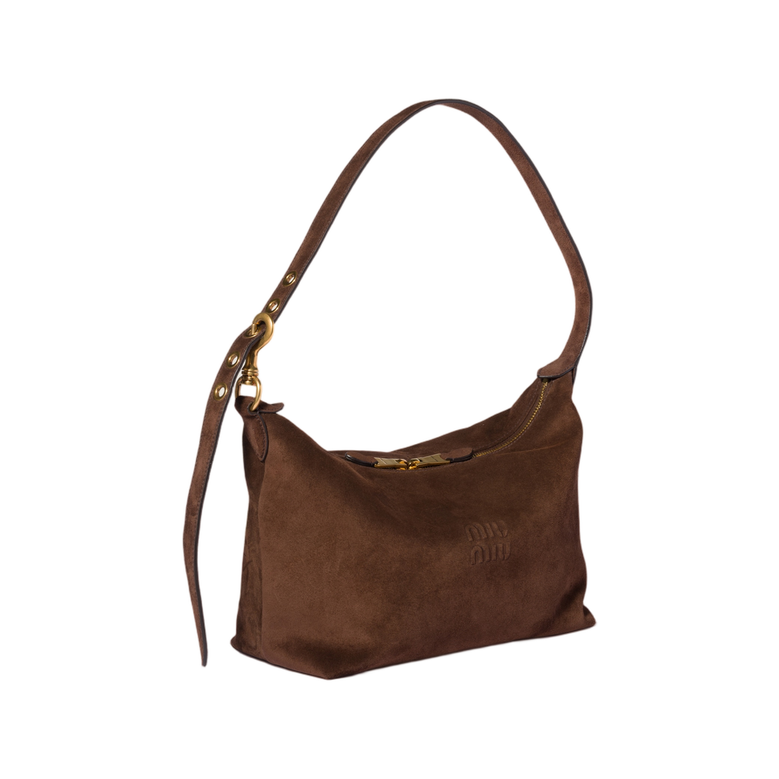 미우 미우 스피릿 스웨이드 백 다크 브라운(Miu Miu Spirit Suede Bag Dark Brown) - 2