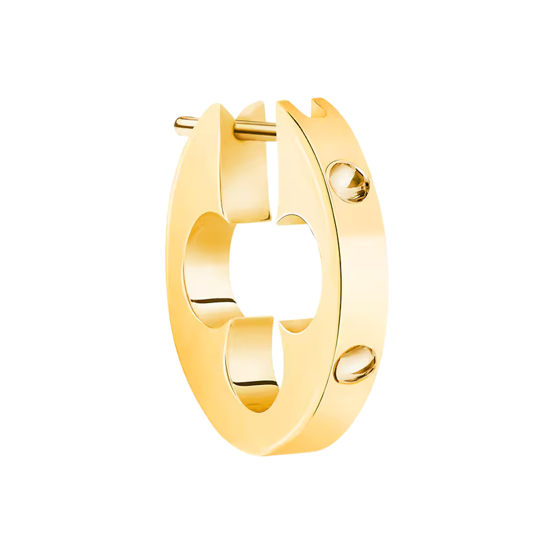 Q06013 Louis Vuitton Empreinte Hoop Yellow Gold