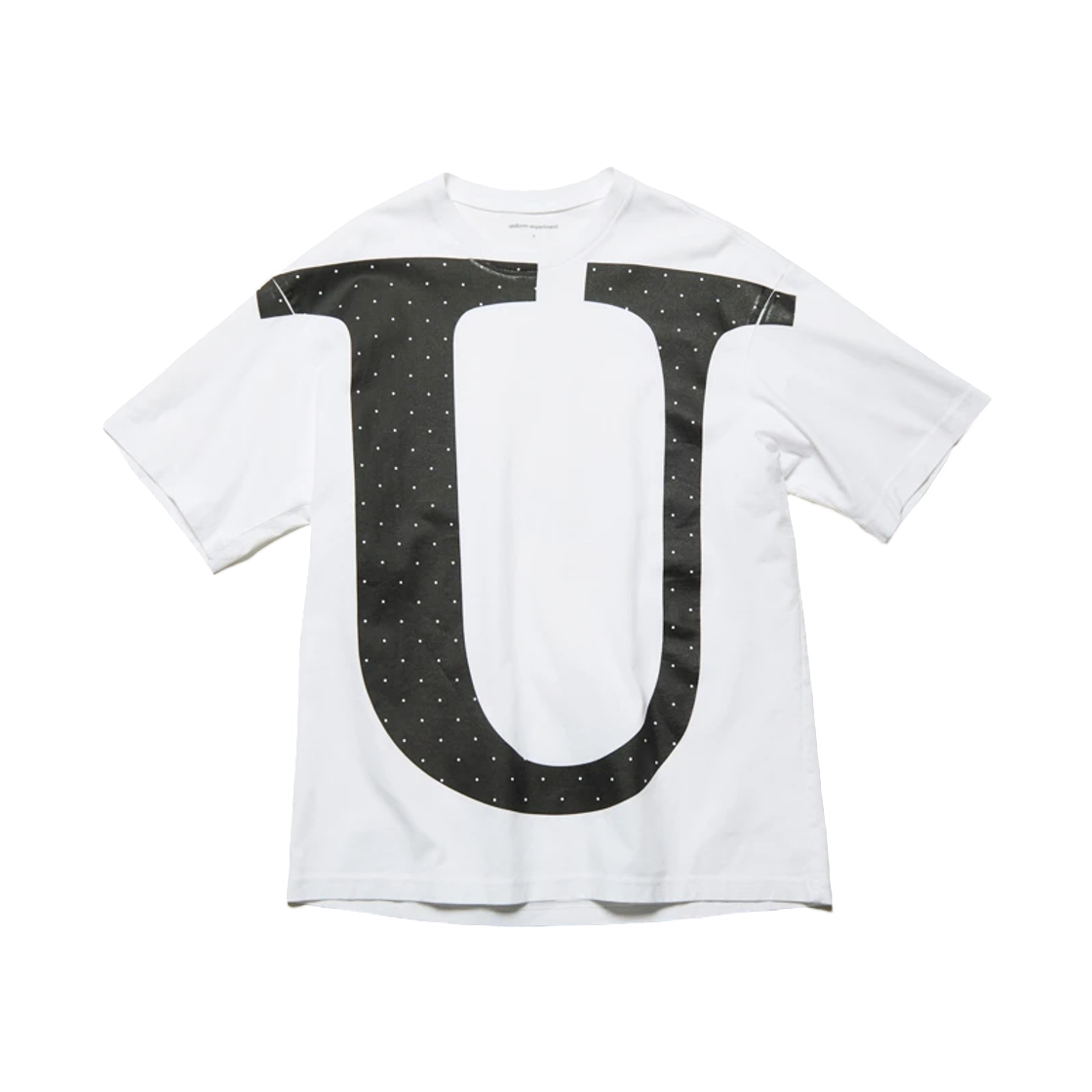 유니폼 익스페리먼트 U 로고 티셔츠 화이트(Uniform Experiment U Logo Tee White)