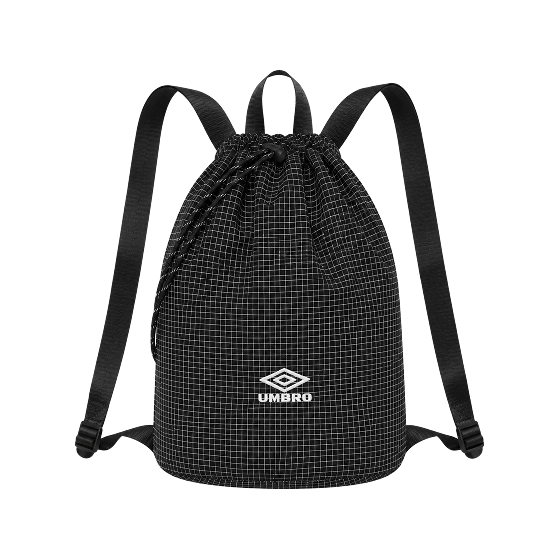 엄브로 x 프릭스 스토어 커스텀 패커블 립스탑 미니백 블랙 체크(Umbro x Freak's Store Custom Packable Ripstop Mini Bag Black Check) - 1