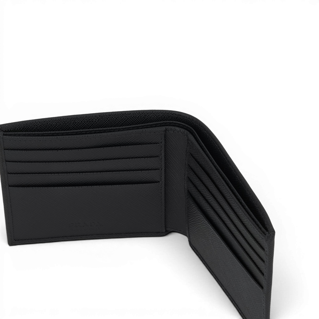 프라다 사피아노 레더 지갑 블랙(Prada Saffiano Leather Wallet Black) - 6