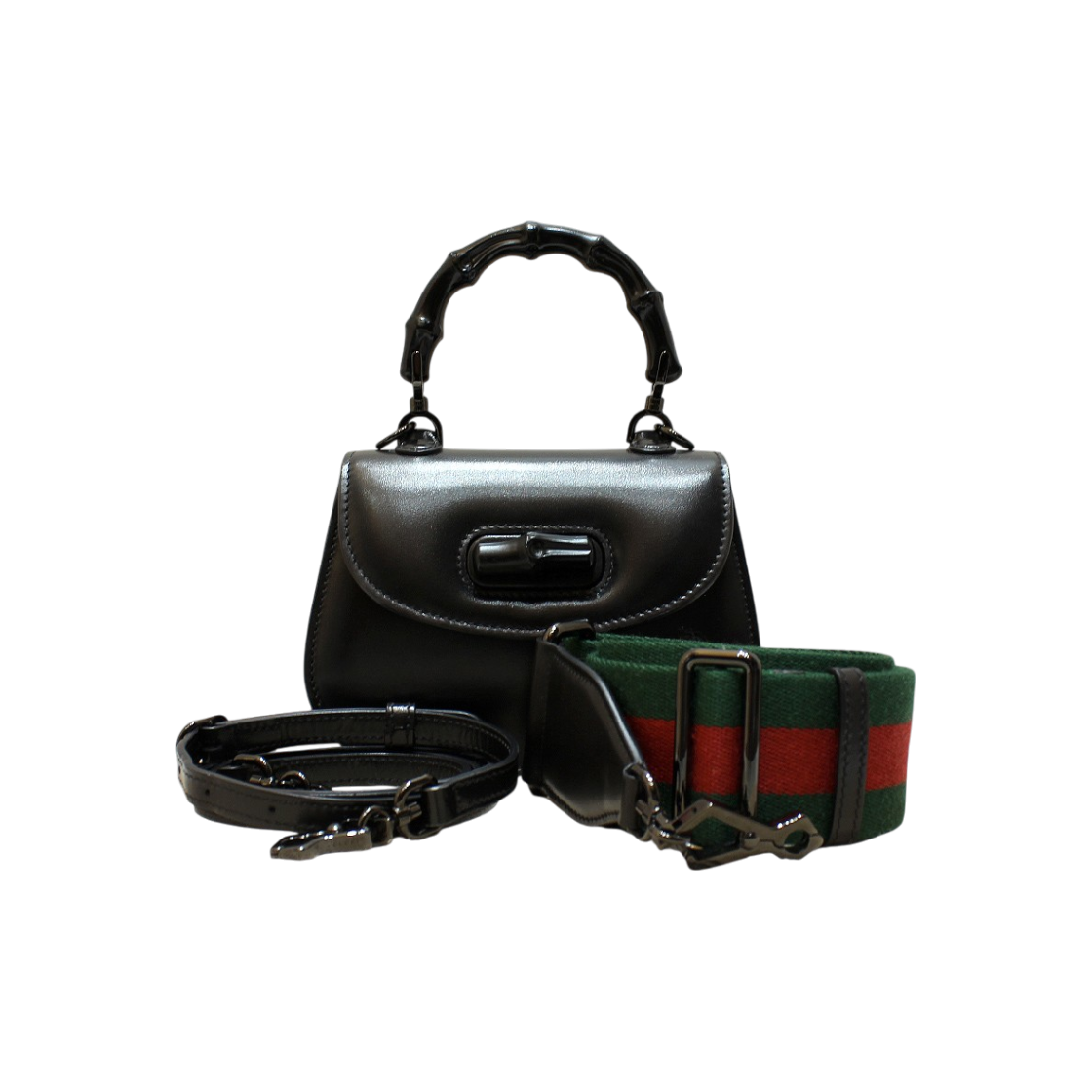 ITEVPHV4HM4J Gucci Bamboo 1947 Black Mini Bag 686864