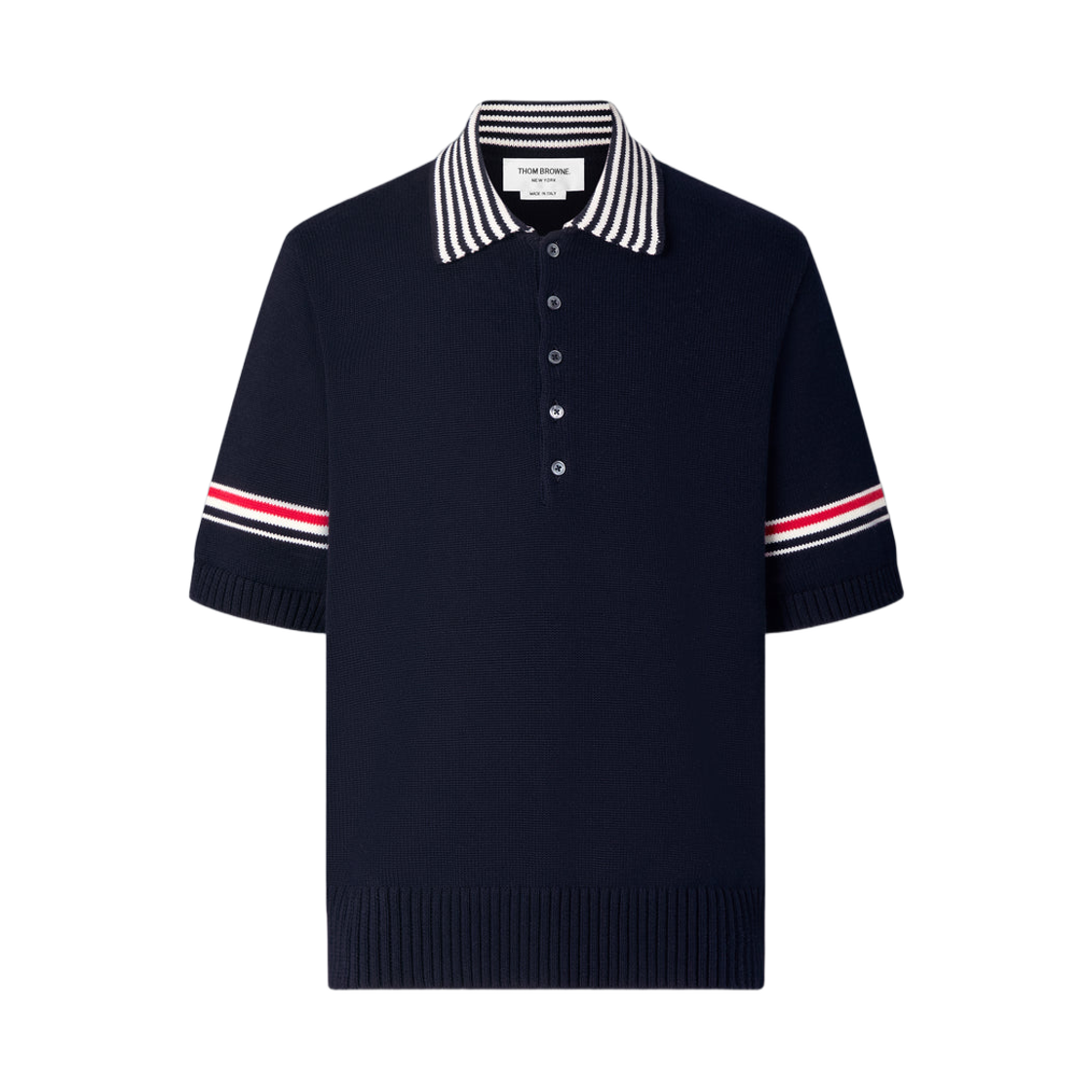 MKP164A-Y3043-415 Thom Browne RWB Armband Sailboat Rugby Polo Navy