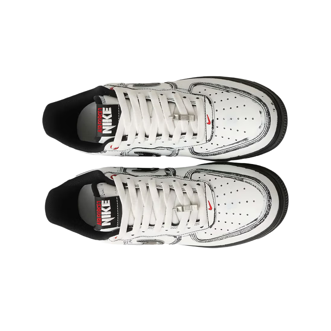 나이키 에어 포스 1 로우 서밋 화이트 메탈릭 실버(Nike Air Force 1 Low Summit White Metallic Silver) - 2