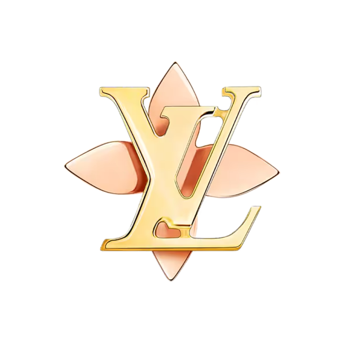 (W) 루이비통 이딜 블라썸 리버서블 스터드 퍼 유닛 18K 핑크 옐로우 골드 다이아몬드((W) Louis Vuitton Idylle Blossom Reversible Stud Per Unit 18K Pink Yellow Gold Diamond) - 2