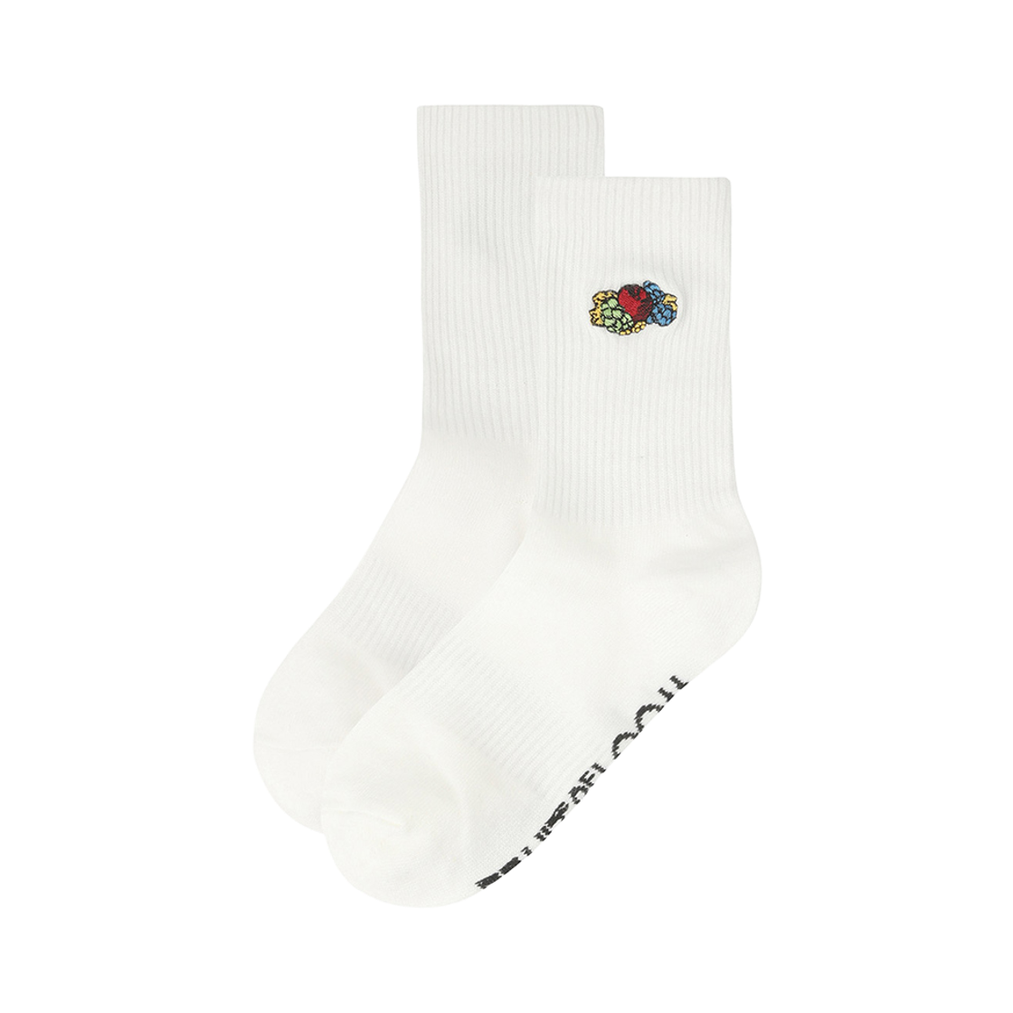 프룻오브더룸 빈티지 로고 젤리삭스 화이트(fruitoftheloom Vintage Logo Jelly Socks White)