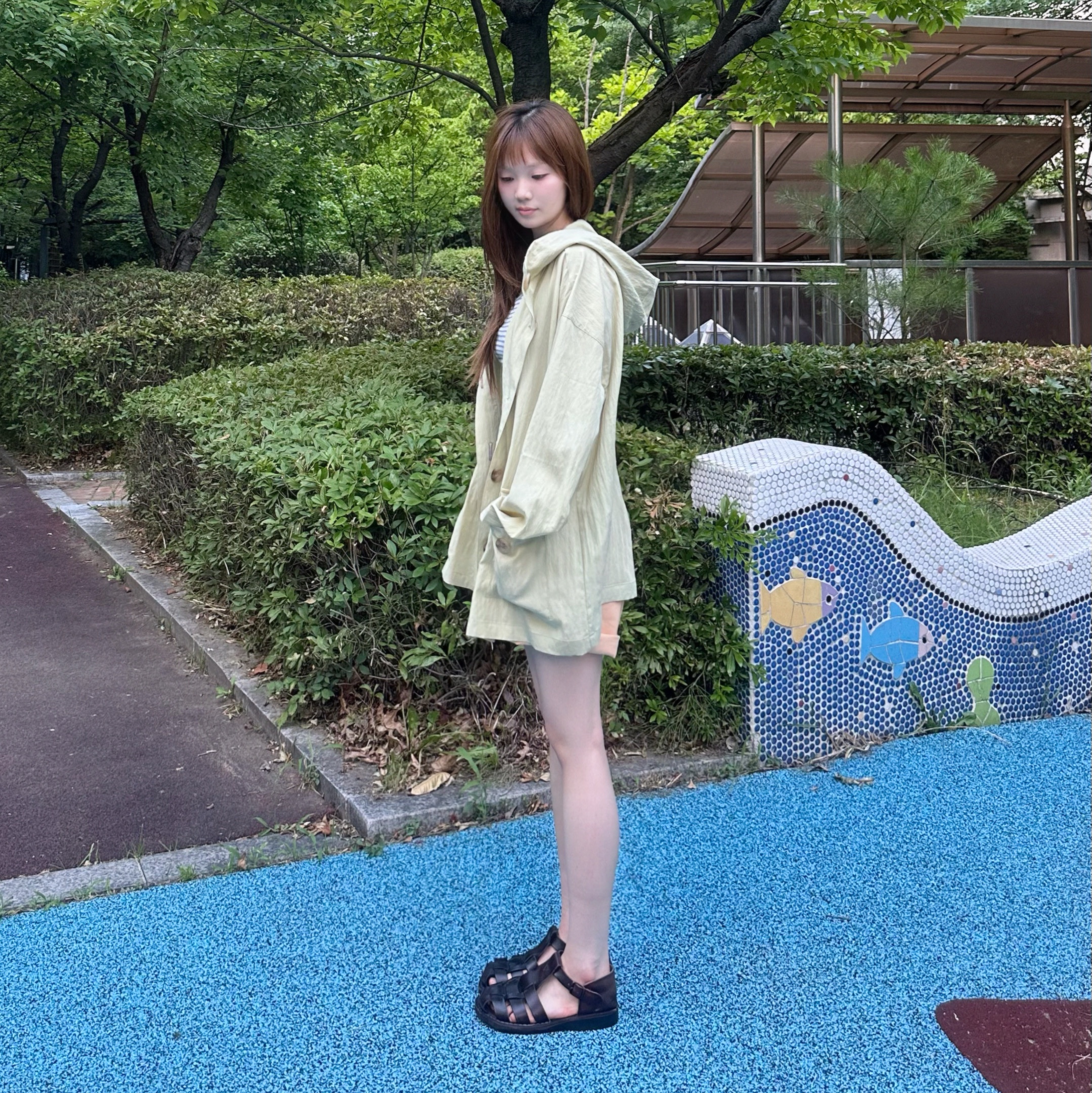 Jerusalem Sandals No.1041 Michael Black 착용 스타일 - 2