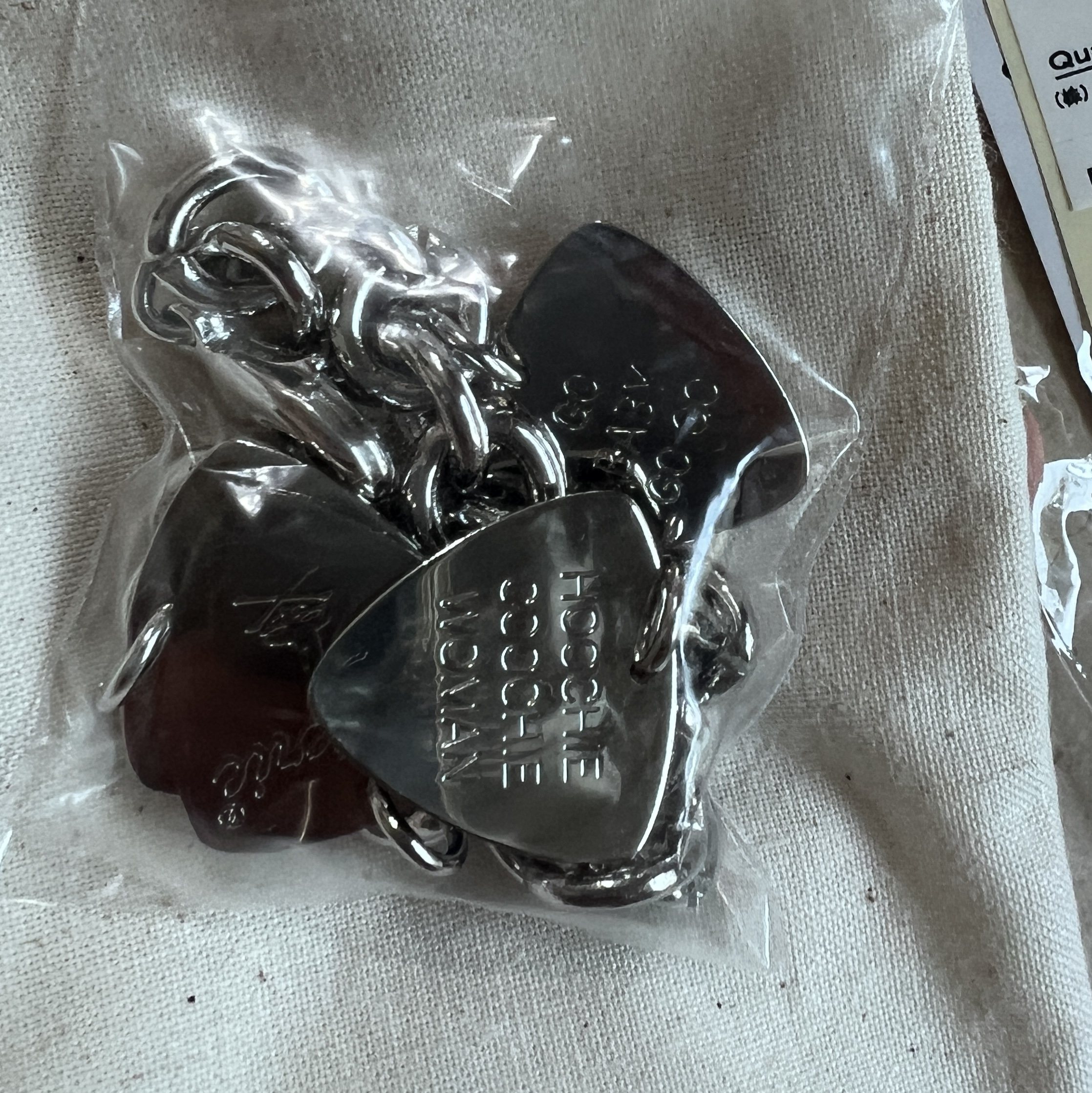 (W) Hysteric Glamour Hysteric On Skull Pick Bracelet Silver 착용 스타일