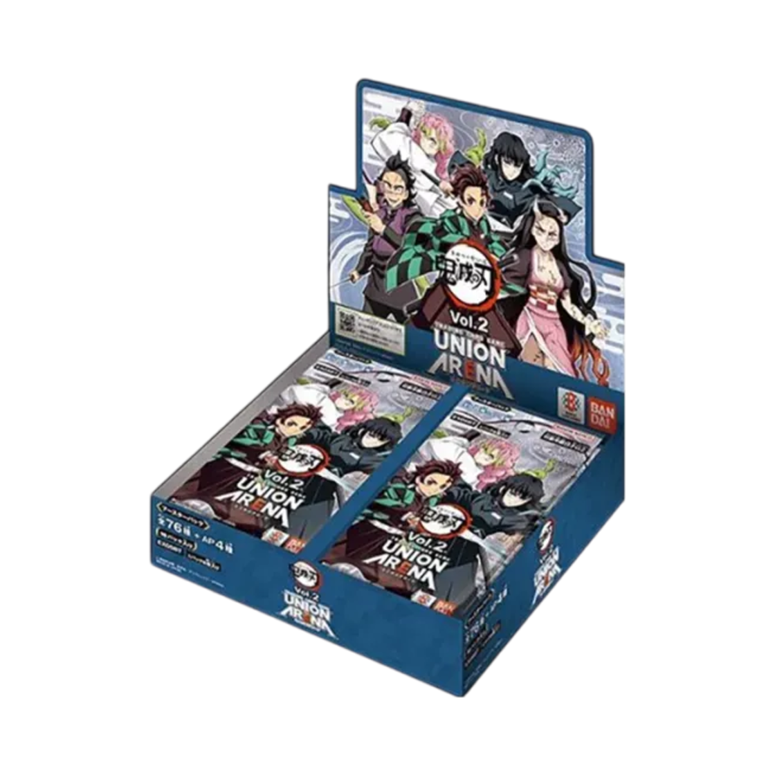 EX05BT Union Arena TCG Booster Pack Demon Slayer Vol.2 Box (Pack of 16/Japanese Ver.)
