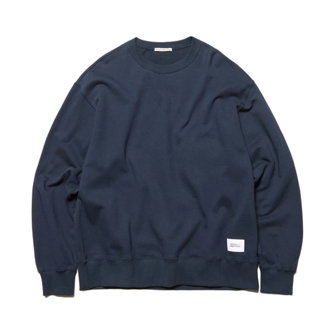유니폼 익스페리먼트 루즈 스웨트셔츠 네이비(Uniform Experiment Loose Sweatshirt Navy)