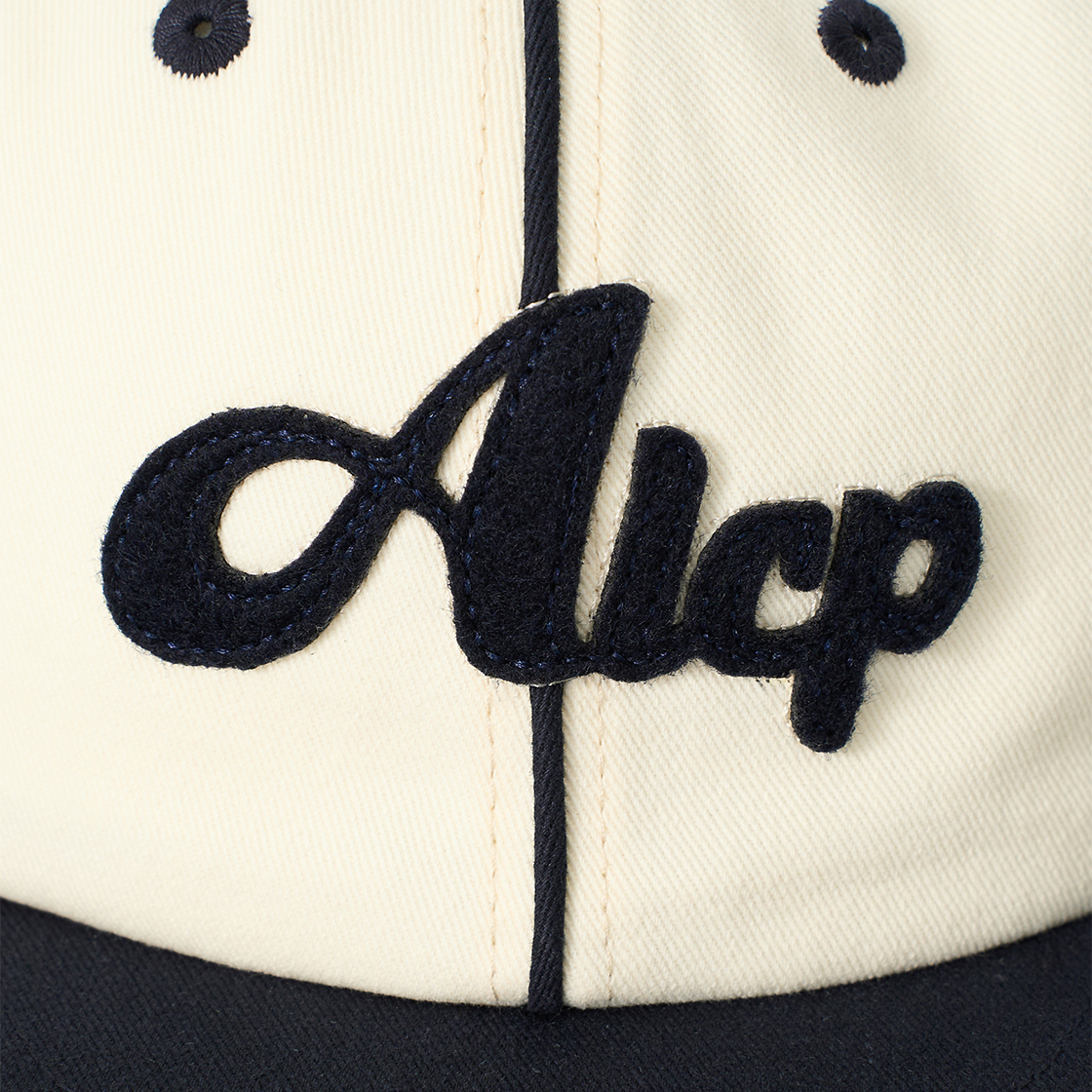 올인컴플리트 ALCP 라인 파이핑 캡 네이비 & 아이보리(Allincomplete ALCP Line Piping Cap Navy & Ivory) - 4