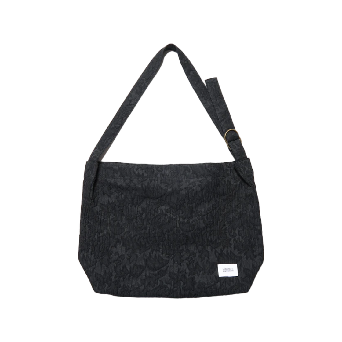 유니폼 익스페리먼트 자카드 숄더백 블랙(Uniform Experiment Jacquard Shoulder Bag Black)