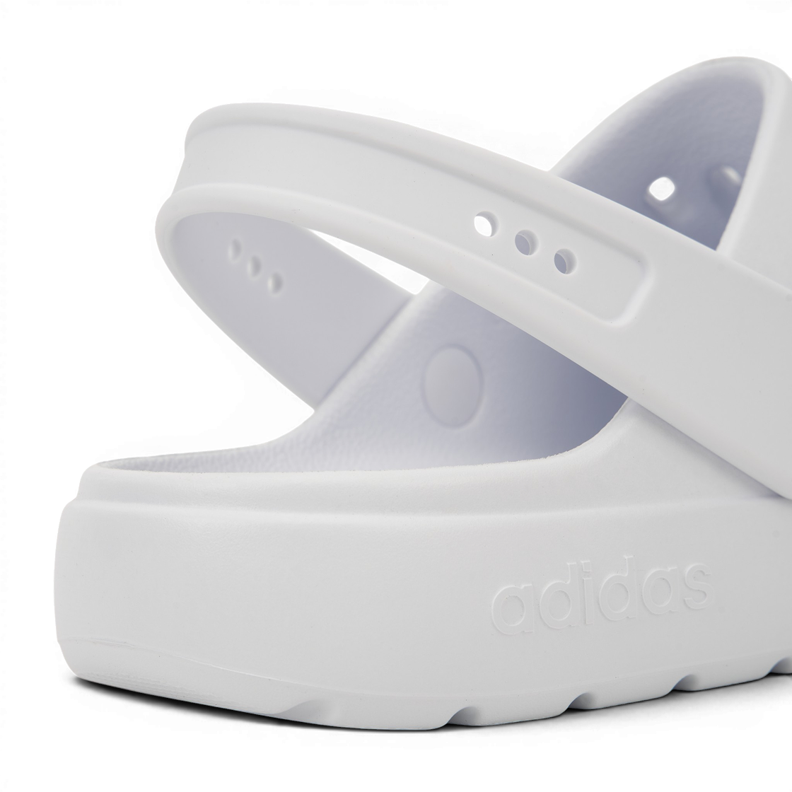 아디다스 아딜렛 클로그 2.0 클라우드 화이트 코어 블랙(Adidas Adilette Clog 2.0 Cloud White Core Black) - 8