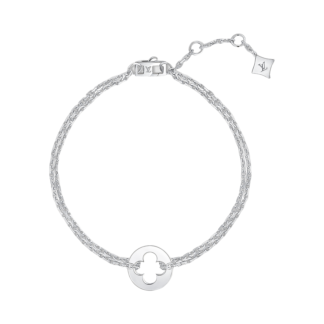 Q95621 (W) Louis Vuitton Empreinte Bracelet White Gold
