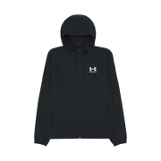 Under Armour Rival Woven Windbreaker Black White
