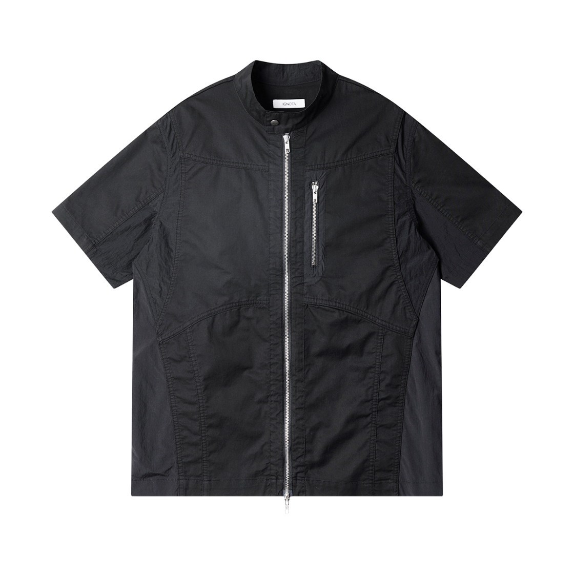 이그노타 코어:15 익스플로러 집 셔츠 블랙(Ignota Core:15 Explorer Zip Shirt Black)