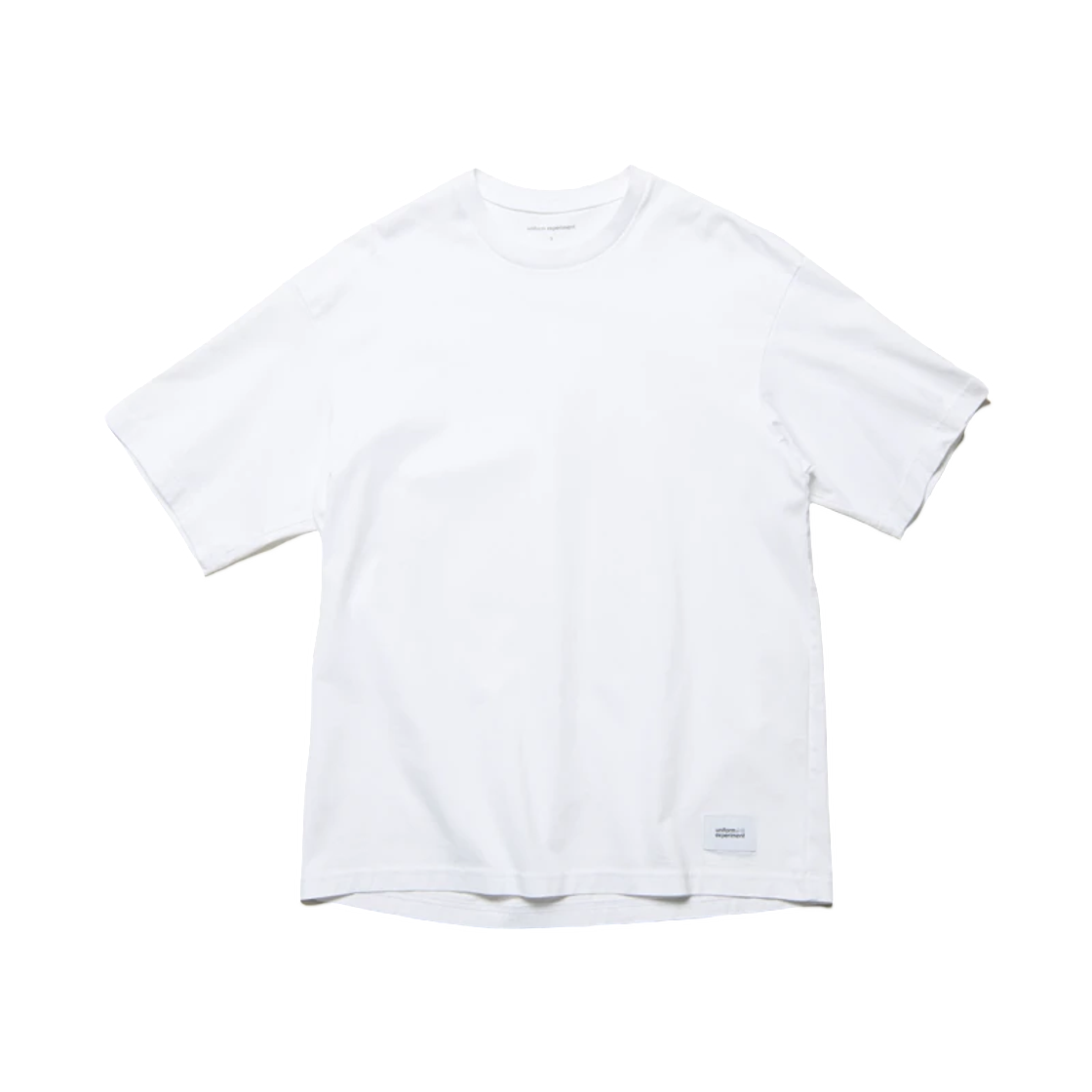 유니폼 익스페리먼트 루즈 티셔츠 화이트(Uniform Experiment Loose Tee White)