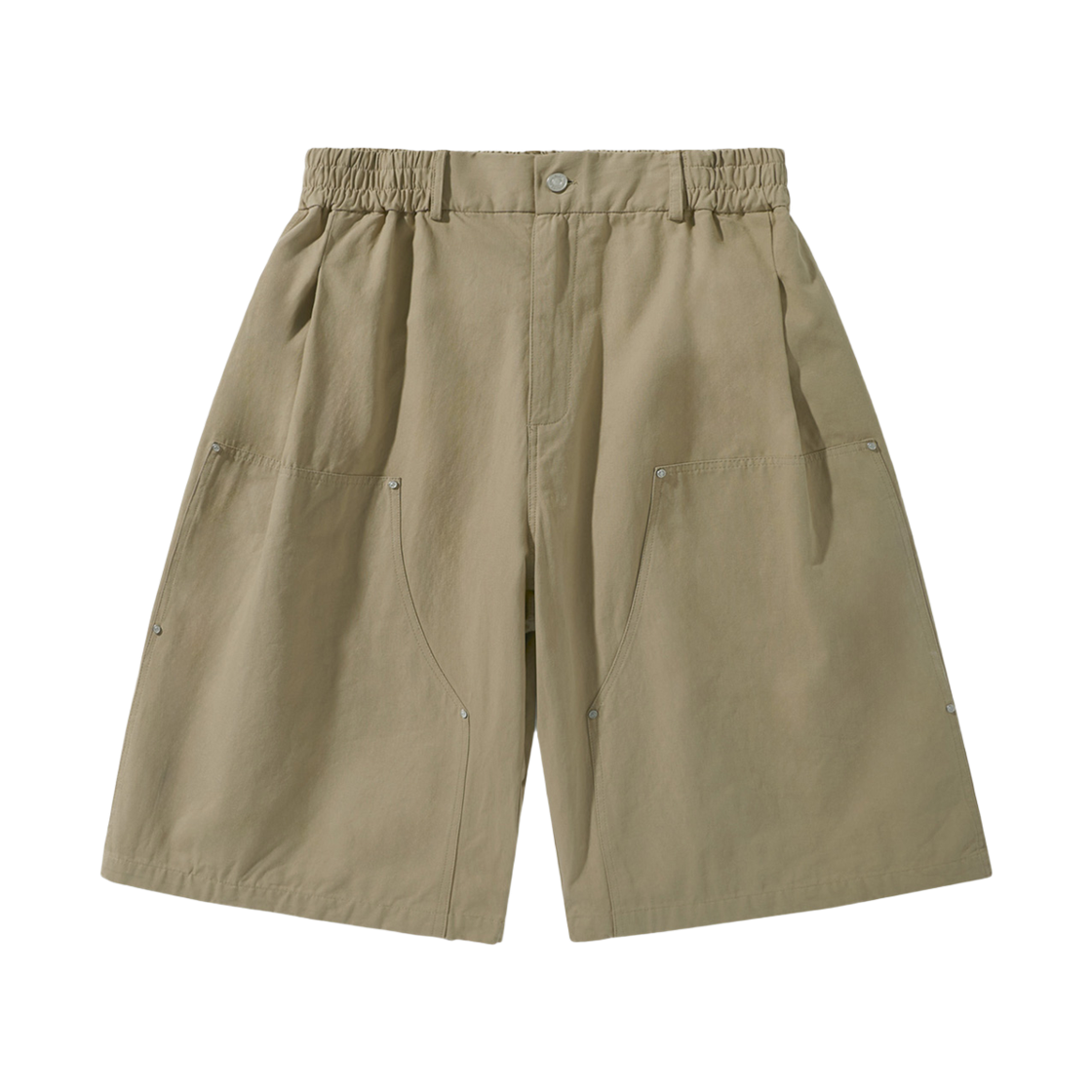 미니멀프로젝트 와이드 카펜터 코튼 버뮤다 하프팬츠 MSP303 베이지(MINIMALPROJECT Wide Carpenter Cotton Bermuda Half Pants MSP303 Beige)