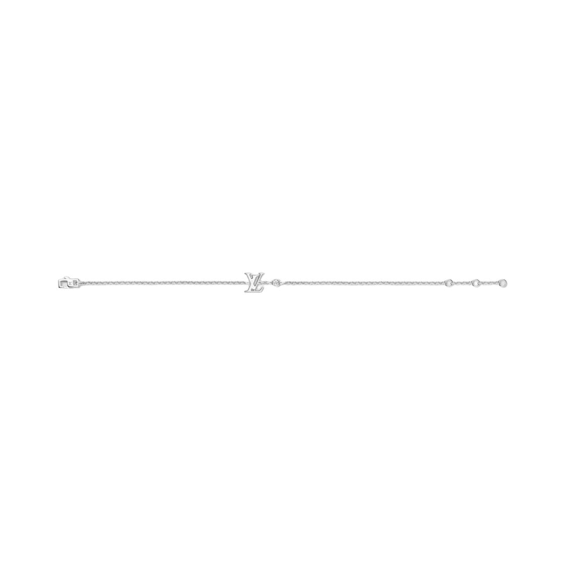 Q95581 (W) Louis Vuitton Idylle Blossom LV Bracelet White Gold Diamond