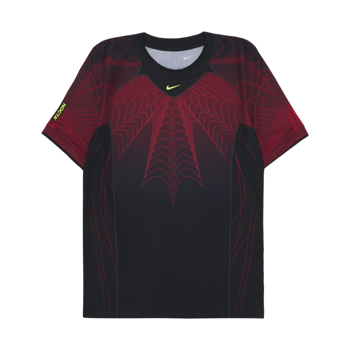 나이키 x 드레이크 녹타 캐나다 드라이핏 숏슬리브 탑 블랙 유니버시티 레드 (IH1657-010)(Nike x Drake Nocta Canada Dri-Fit Short-Sleeve Top Black University Red (IH1657-010)) - 1