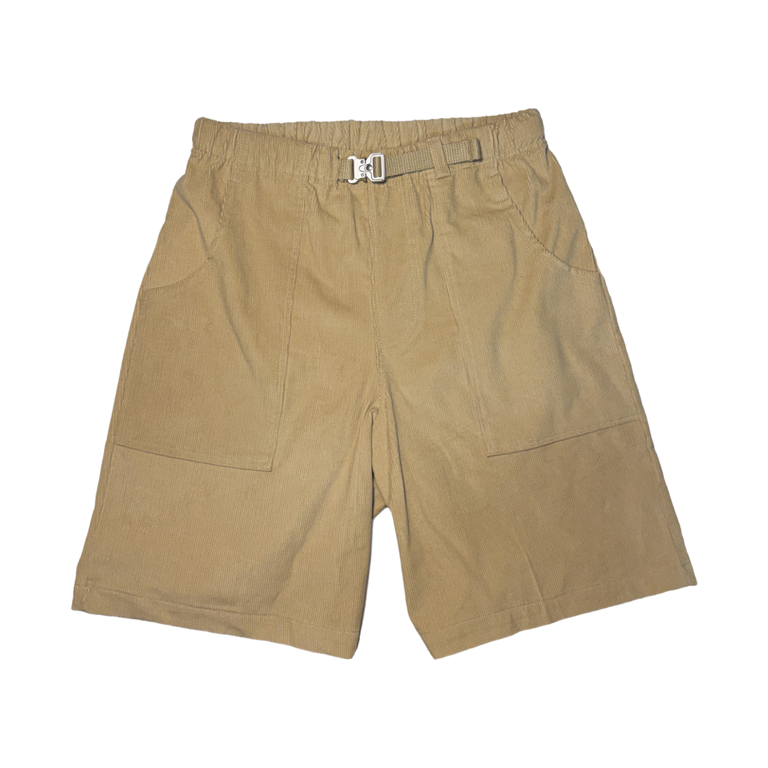 갈릭블루스 코듀로이 벨티드 퍼티그 쇼츠 베이지(GARLICBLUES Corduroy Belted Fatigue Shorts Beige)
